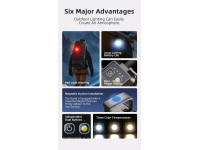 Superfire Lanterna Em Miniatura LED COB 12W 500lm IP44 FS42 Superfire Lanterna Em Miniatura LED COB 12W 500lm IP44 FS42